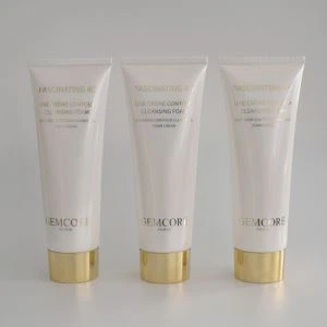 Pecynnu Cosmetig Tiwbiau Meddal Plastig Gwyn