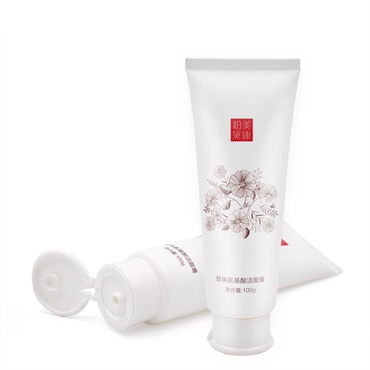 Tiwbiau Meddal Plastig Cosmetig Crwn 40mm Custom